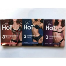 Презервативы La Hot (3 шт. в упаковке)