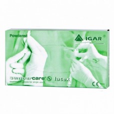 Латексные перчатки с пудрой Sempercare (50 пар/100 шт в упаковке)