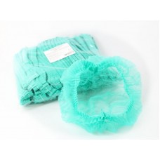 Шапочка медицинская, зеленая (100 шт. в упаковке)