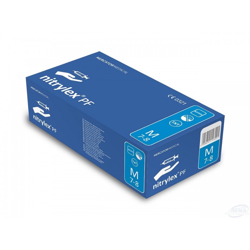 Нитриловые перчатки Nitrilex класик (50 пар/100 шт. в упаковке)
