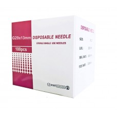 Голка для мезотерапії Disposable needle, Japan steel G29 0,35 x 13 mm