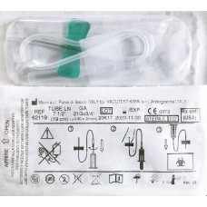 Катетер бабочка для взятия крови Vacutest 21G 