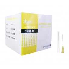 Голка для мезотерапії Disposable needle, Japan steel G30 0,3x13 mm