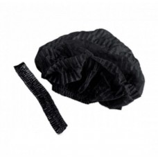 Шапочка медицинская, черная (100 шт. в упаковке)