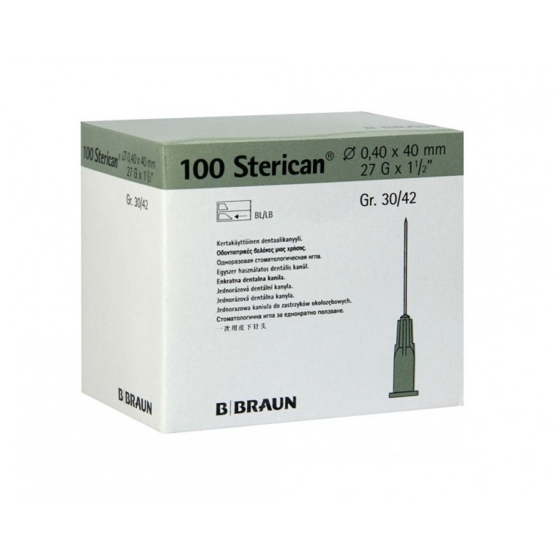 Голка Sterican G-27 0,4 х 40 мм (100шт в уп)