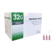Голка для мезотерапії Disposable needle, Japan steel G32 0,23x8 mm