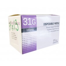 Голка для мезотерапії Disposable needle, Japan steel G31 x 13 mm