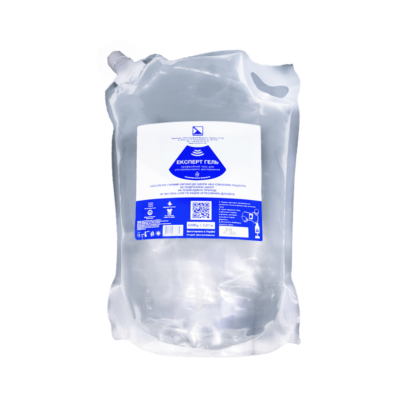 Гель Эксперт для лазерных и УЗИ процедур (прозрачный), 4500 г