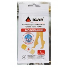 Пластир медичний RiverPlast торгової марки “IGAR” мозольний (5 шт в упаковці)