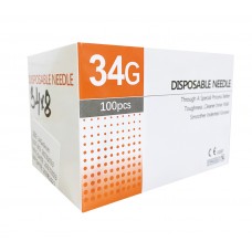 Голка для мезотерапії Disposable needle, Japan steel  G34 0,2 x 8 мм
