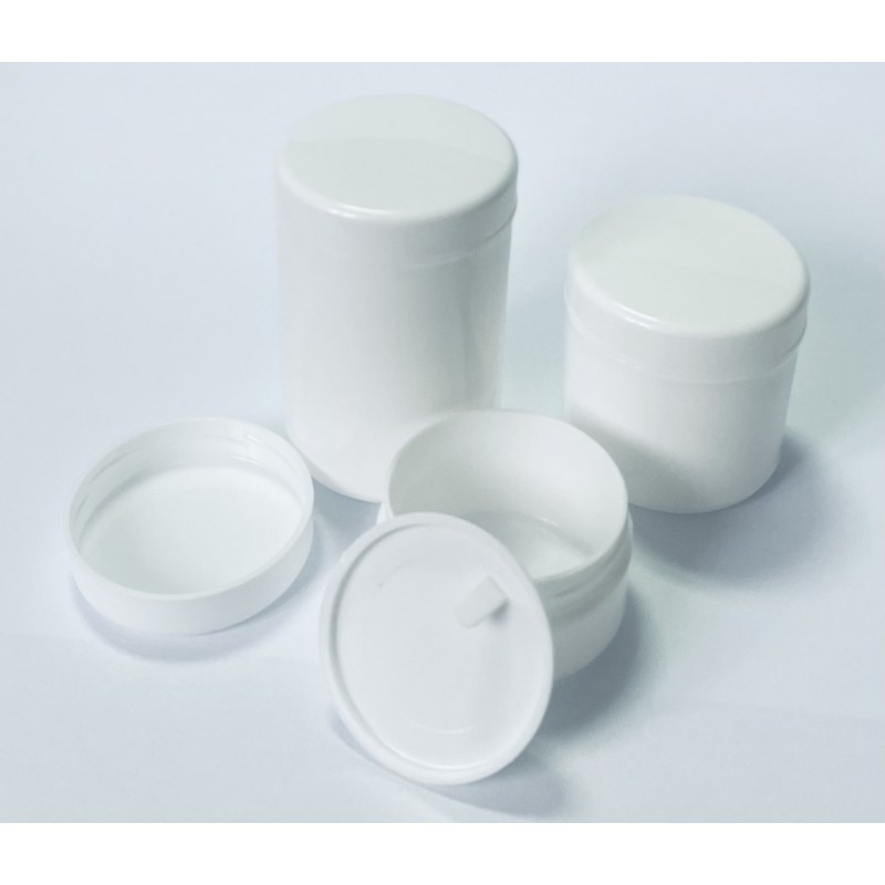 Баночка с прокладкой и крышечкой белая, 30 мл (тара для косметики)