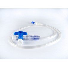 Удлинитель 7 см Ultramed с 3-ходовым краником для инфузионных систем