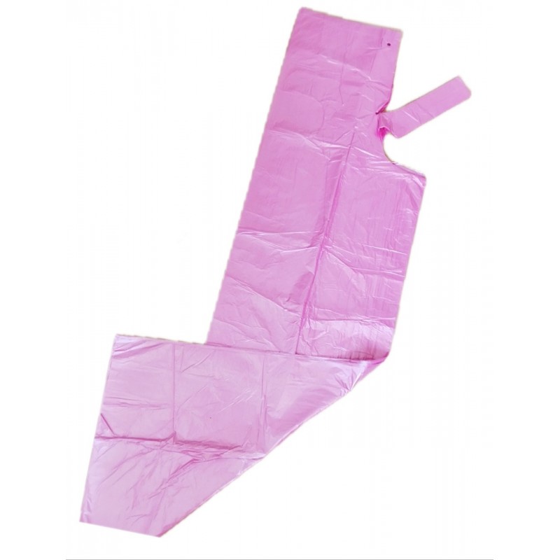 Пеньюар одноразовый, 50 шт. в упаковке, розовый.