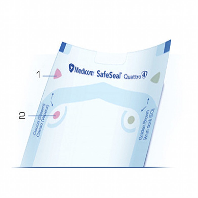Стерилизационные пакеты SafeSeal Quattro 70 x 229 мм (200шт в упаковке)