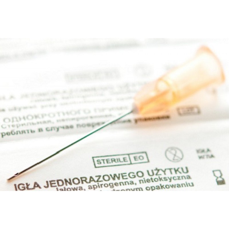 Иглы для ирригации каналов ЭНДО 0,5х25 (20 шт. в упаковке)