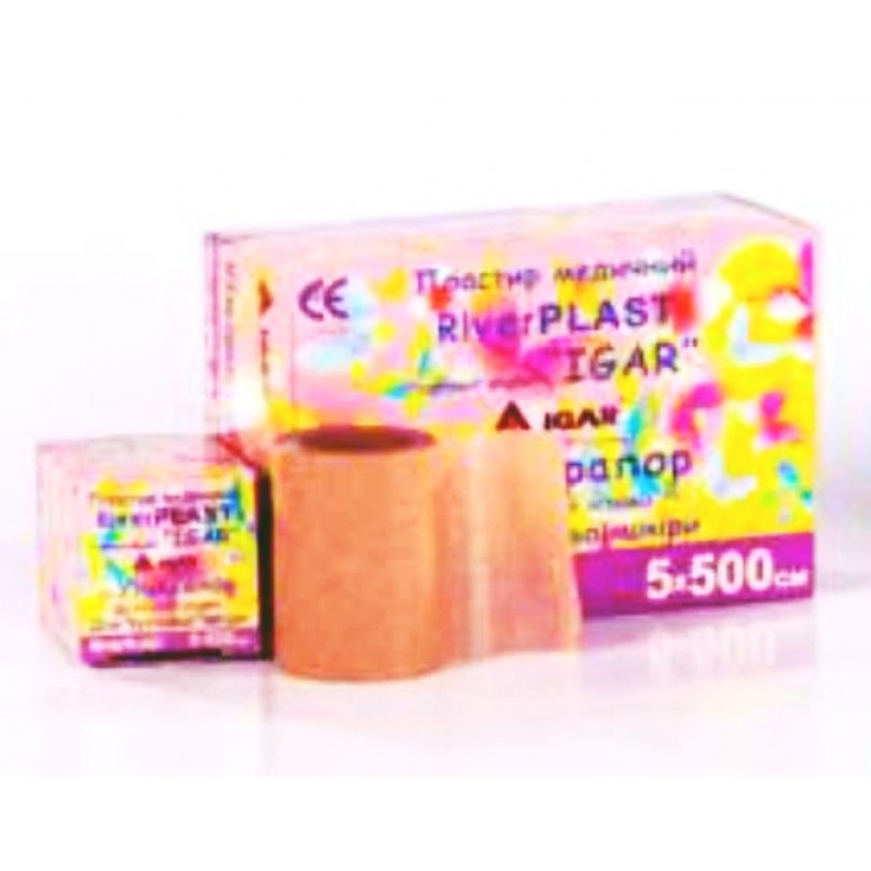 Пластир медичний RiverPLAST Ультрапор в котушці 5х500 см (6 шт. у пакованні)