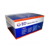Шприц инсулиновый BD Micro-Fine (Микрофайн) U-100 1.0 мл, игла 0.3х12,7 мм (100 шт.)