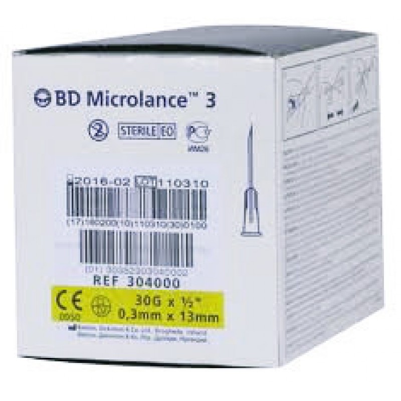Голка для мезотерапії BD Microlance® G-30 0,3 х 13 мм (100 шт.)