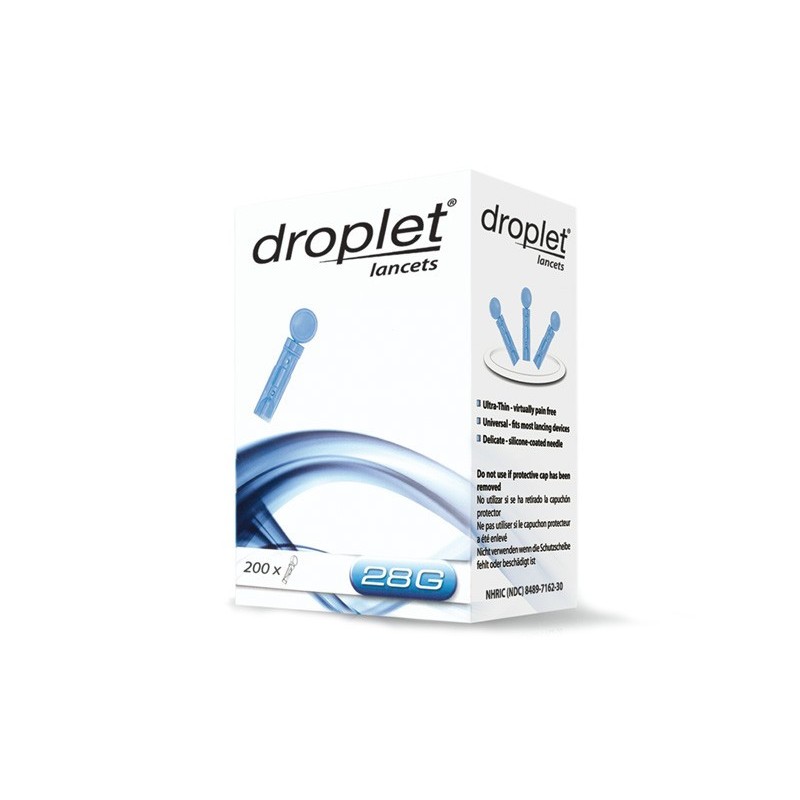 Ланцет медицинский Droplet, 28G 200 шт/уп