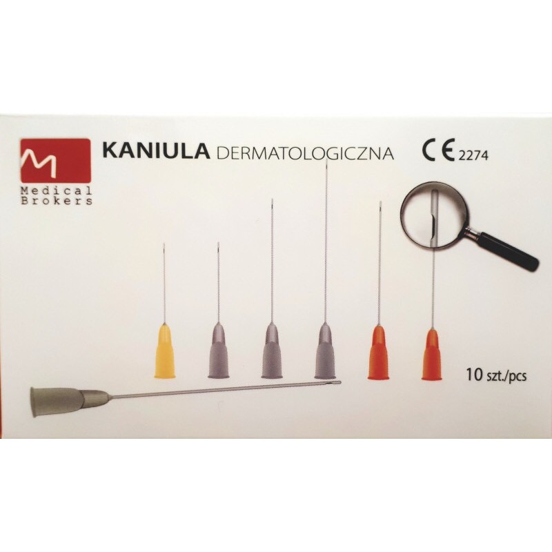 Канюля гибкая эстетическая косметологическая атравматическая G25 x 50 mm (10 шт. в упаковке)