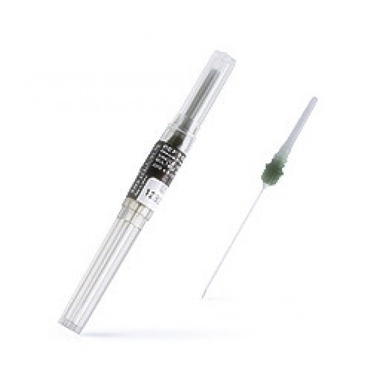 Игла для взятия крови Vacutest G22 0,7х38мм черная (100 шт. в упаковке)