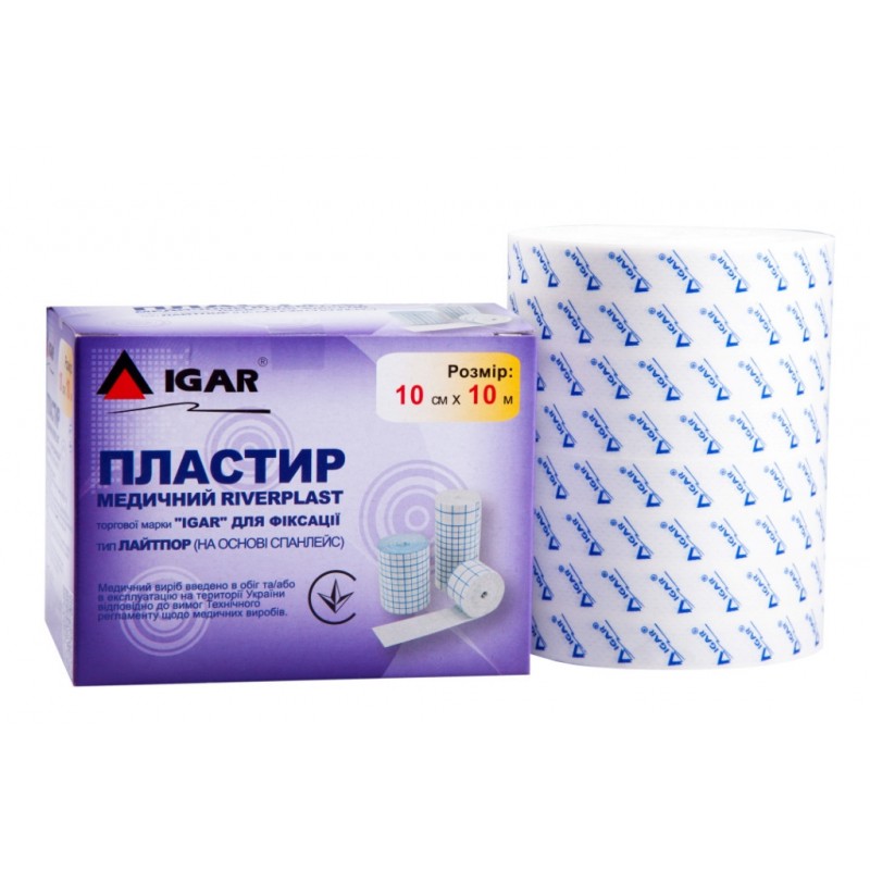 Фіксувальний пластир лайтпор 15 см х 10 м