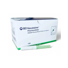 Голка для взяття крові BD Vacutainer® PrecisionGlide G 21 0.8 х 38 мм зелена
